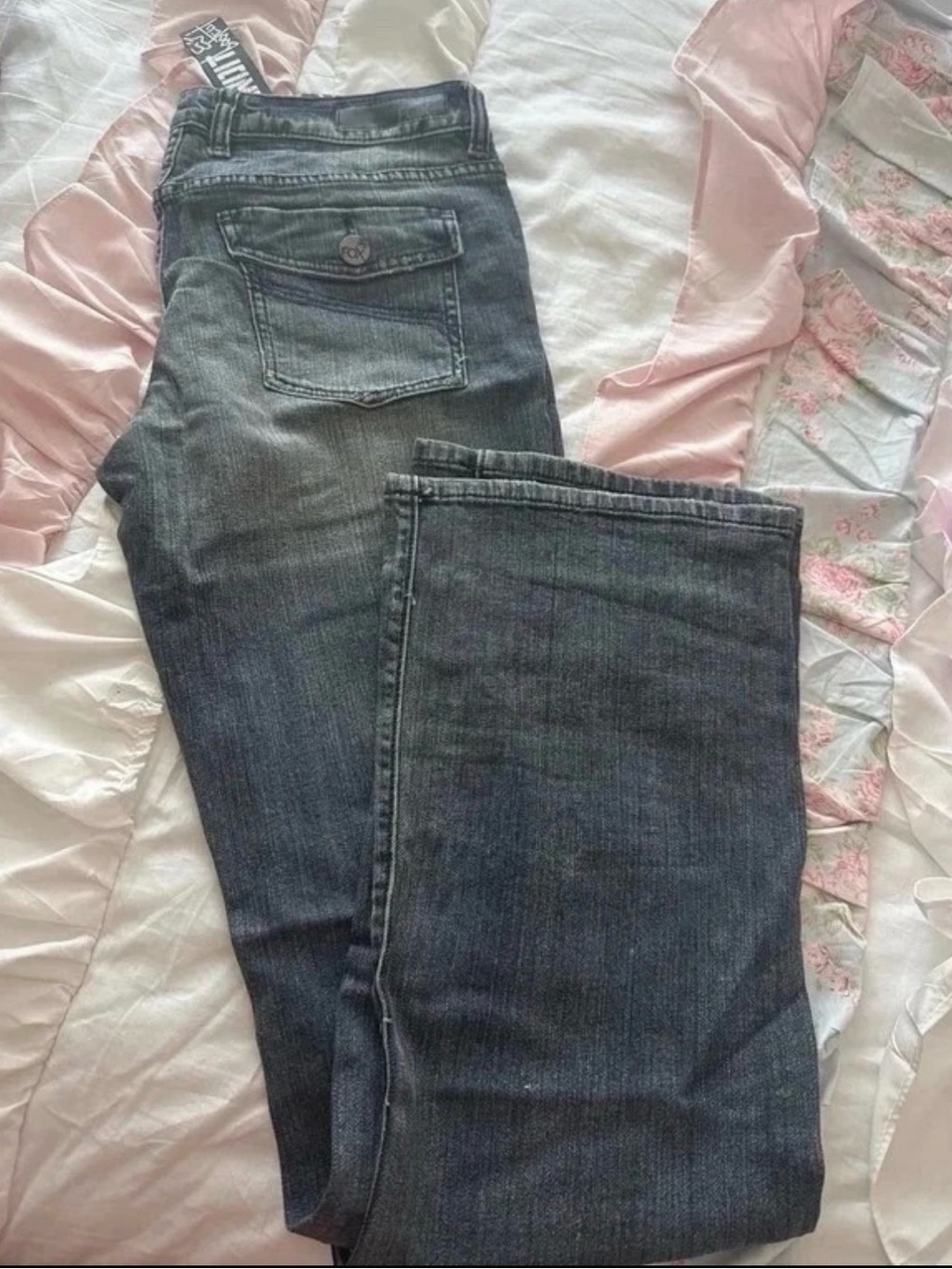 Fox Dark Gray Straight Leg Women’s Jeans